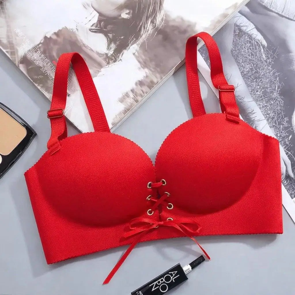 Red Corset Bra