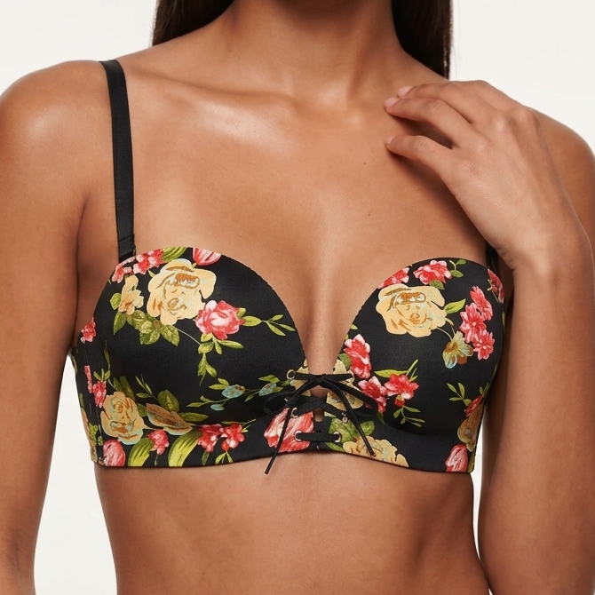 Rose Corset Bra