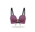 Pink Stripes Corset Bra